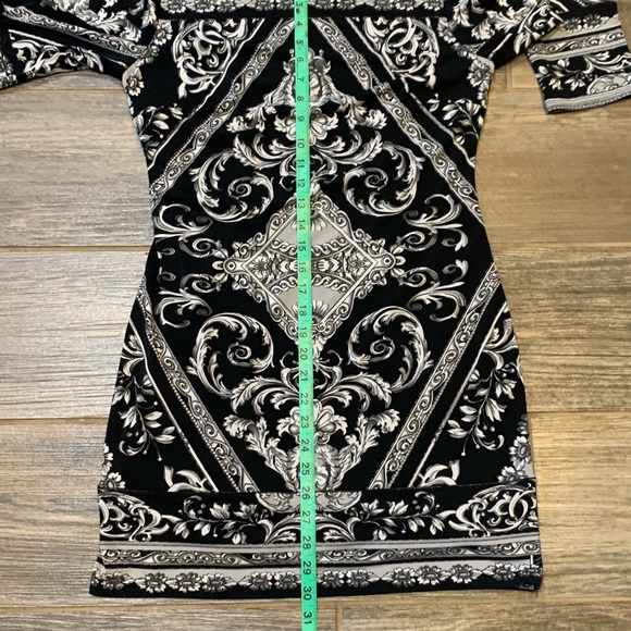 Beautiful 3/4 Sleeve Shift Dress by Joseph Ribkoff EUC- size 8 - Picture 13 of 14